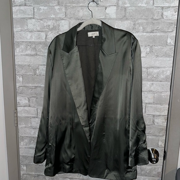 Vince V-neck double-breasted Blazer sz 10 #YY - Picture 4 of 7